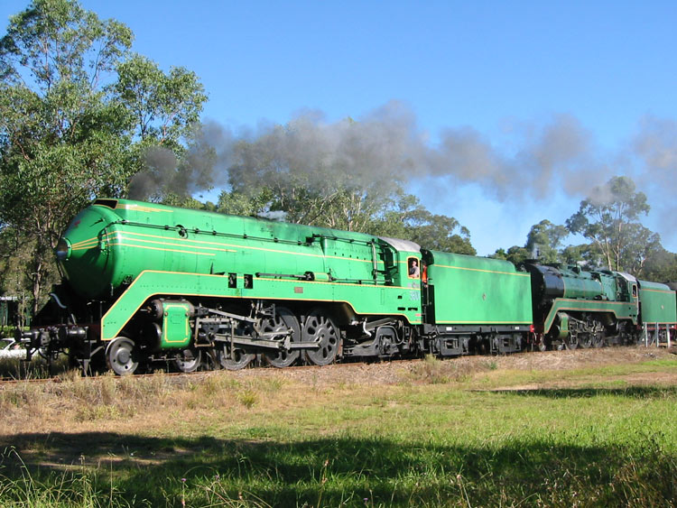 Preserved steam locomotives down under