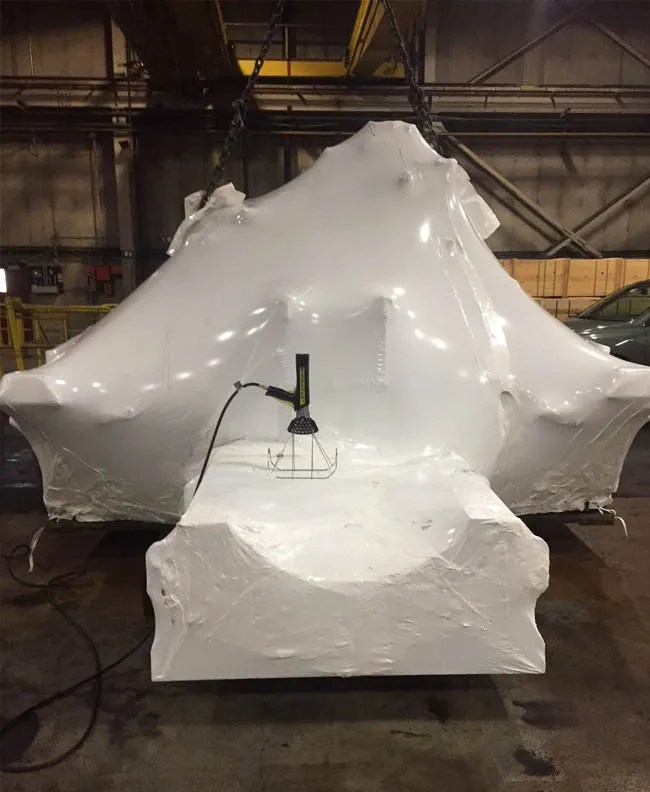 Wrappling large prod