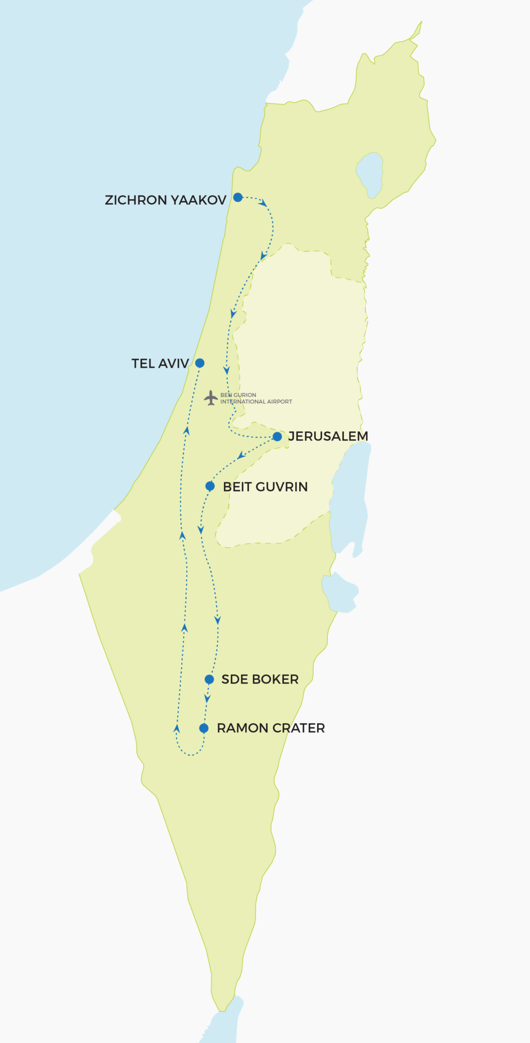 ISRAEL REVISITED 2026 Authentic Israel IsraelMap 01 