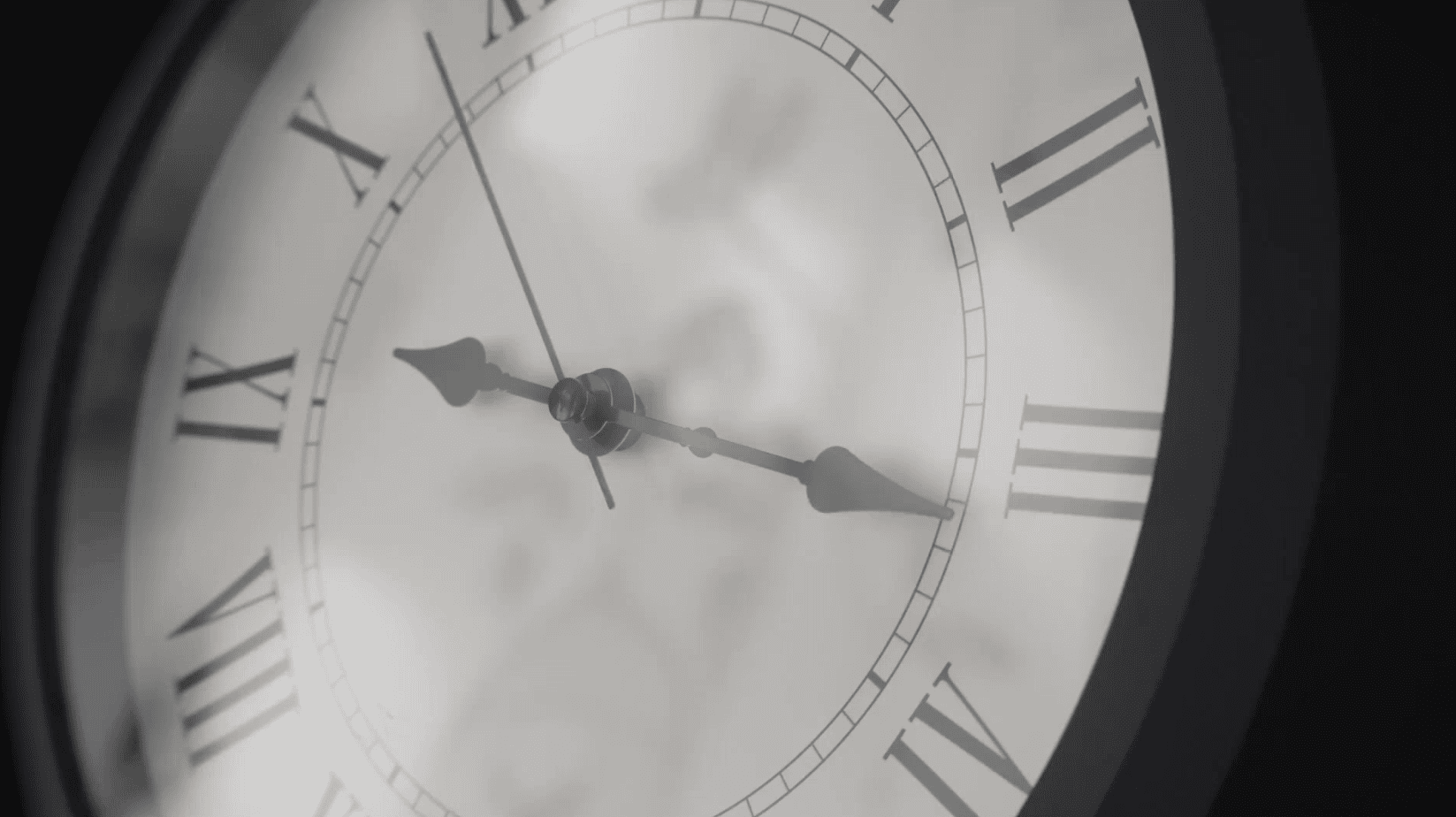 clock face to represent and authors procrastination
