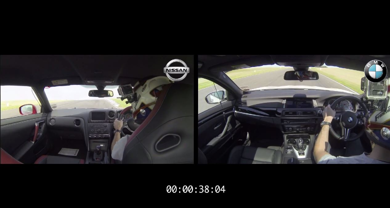 Video: BMW M5 Vs Nissan GT-R. Πόσο ταχύτερο είναι το GT-R στην πίστα;