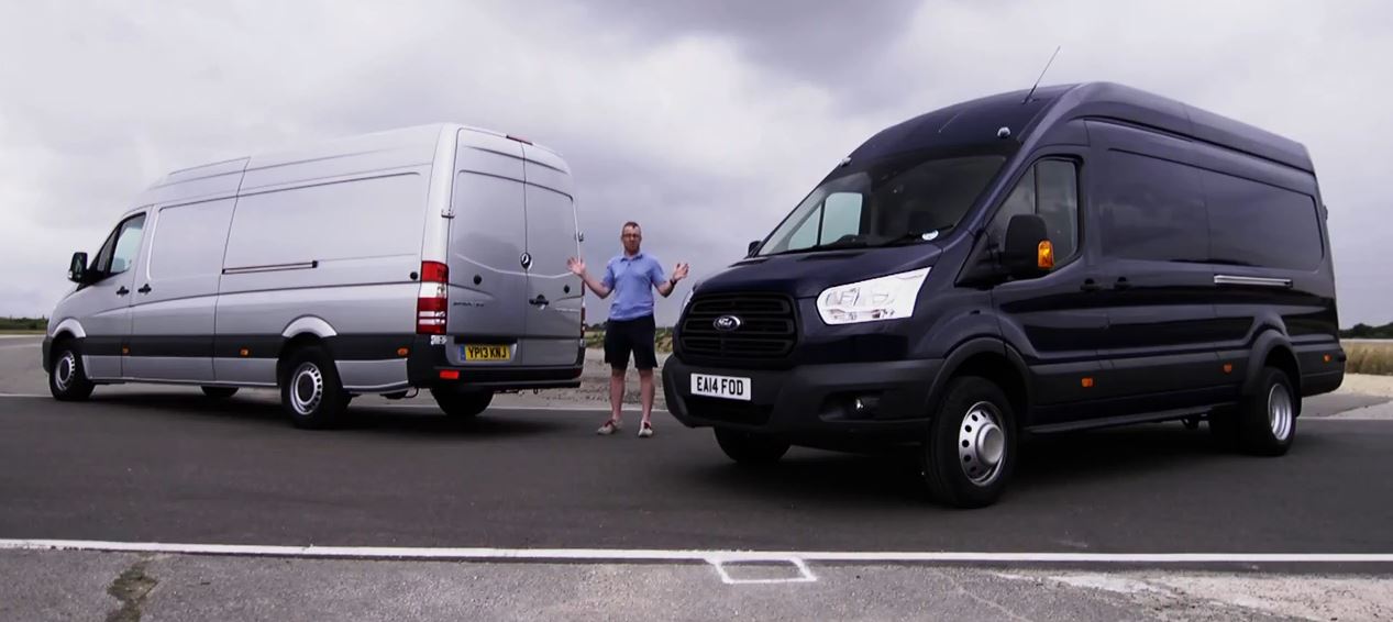 Mercedes-Benz Sprinter Vs Ford Transit. Ποιο είναι ταχύτερο σε πίστα