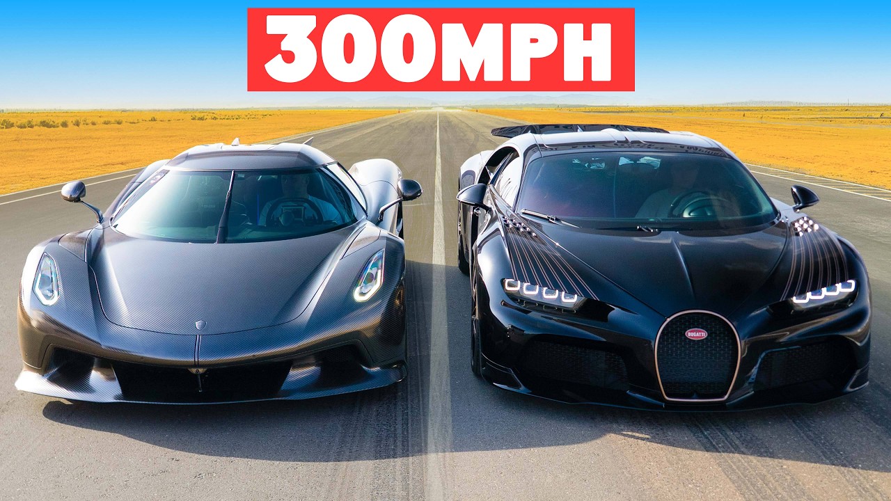 Bugatti Chiron Super Sport vs Koenigsegg Jesko Absolut. Ποιο είναι γρήγορο στην ευθεία;