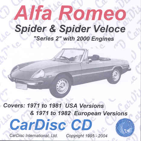 Alfa Romeo Spider Owners Manual Pdf Wiring Diagram 500