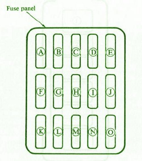 [diagram] 1988 mazda rx7 fuse box diagram