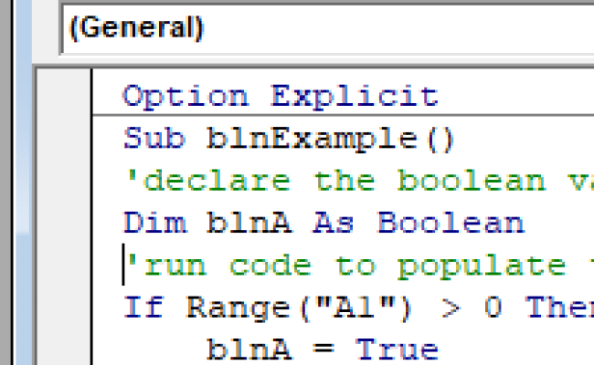 VBA Boolean Data Type (Dim Variable) - Automate Excel