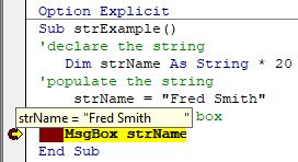 Vba String Data Type Dim Variable Automate Excel - Best Colorful Illustrations in Desktop
