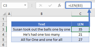 Setting up data · go to cell b7. Count Number Of Times A Word Appears In A Cell Excel Google Sheets Automate Excel