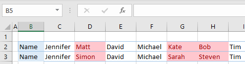 how to compare two rows in excel google sheets automate excel