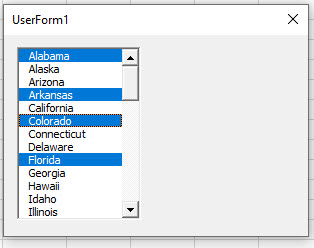 VBA Listbox - Selected Item (4) VBA Listbox - Selected Item (4)