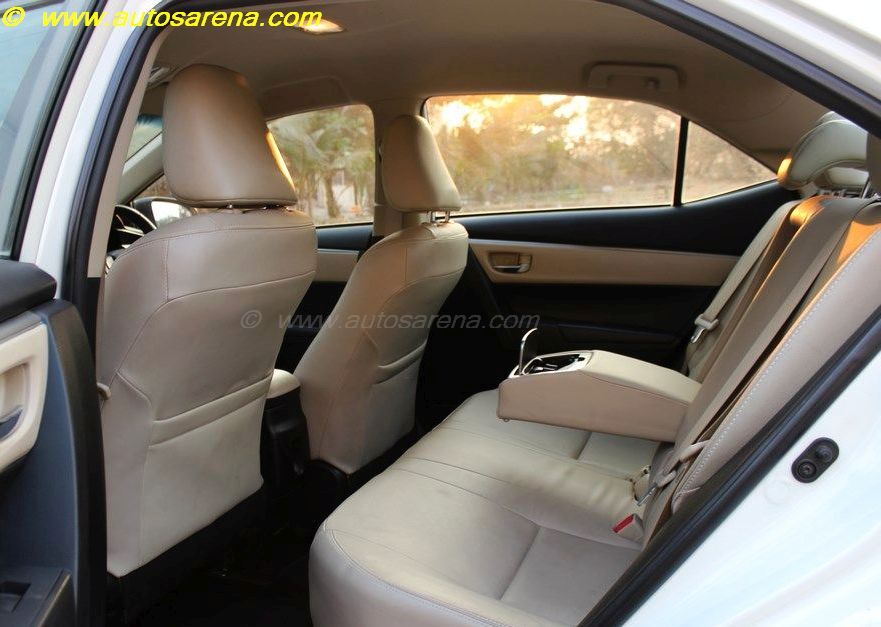 Corolla rear seat