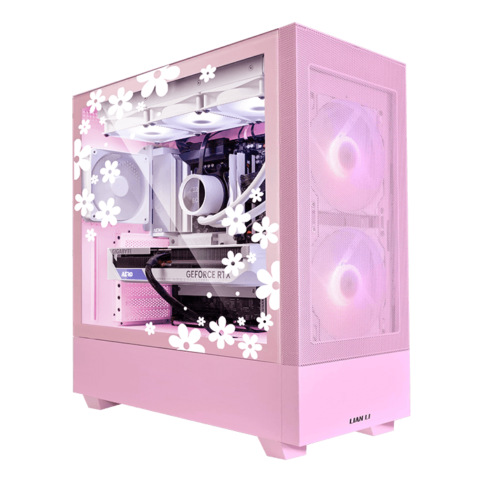 Blissful Pink Gaming PC Intel Core Ultra Series 2 In 205 MESH C Case 17324405 2 