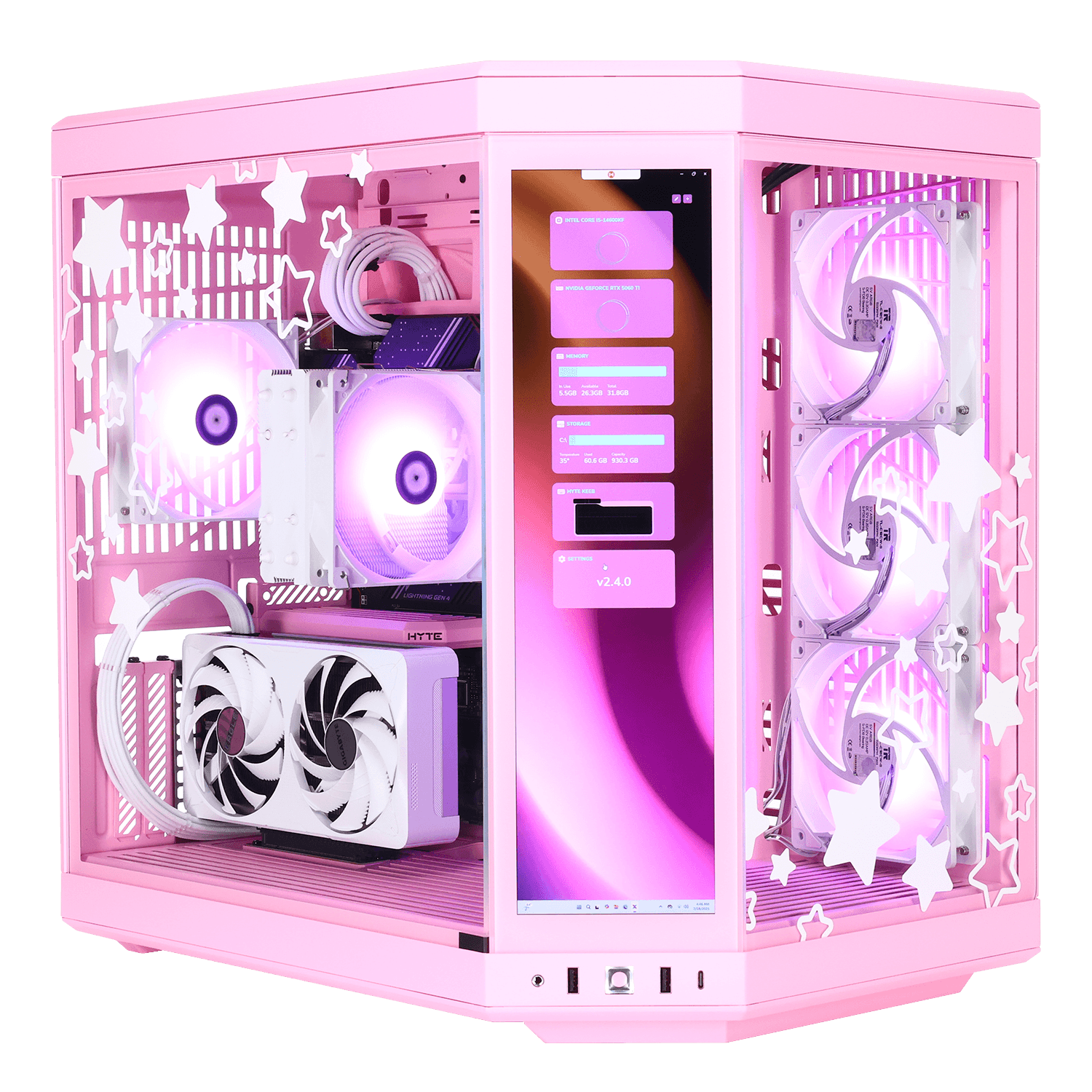 Blissful Pink Gaming PC Custom Build With AMD Ryzen Processors 19262991 26 