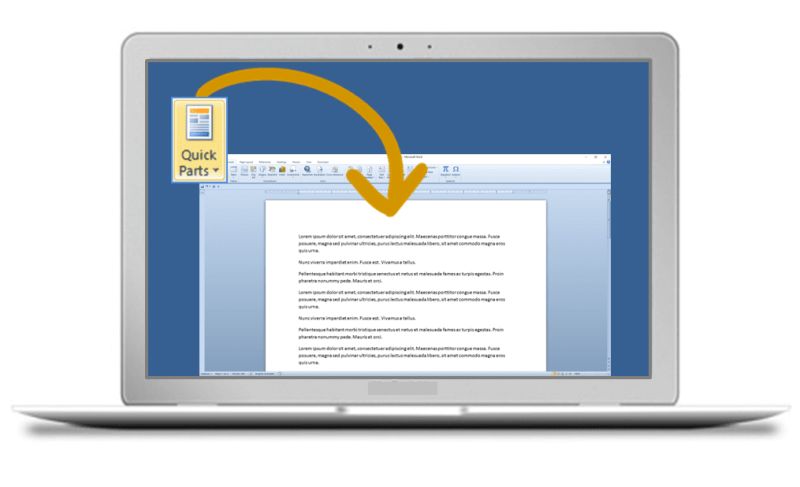 Word Document To Insert Quick Part Avantix Learning - Colorful Illustrations - Perfect Mobile Collection