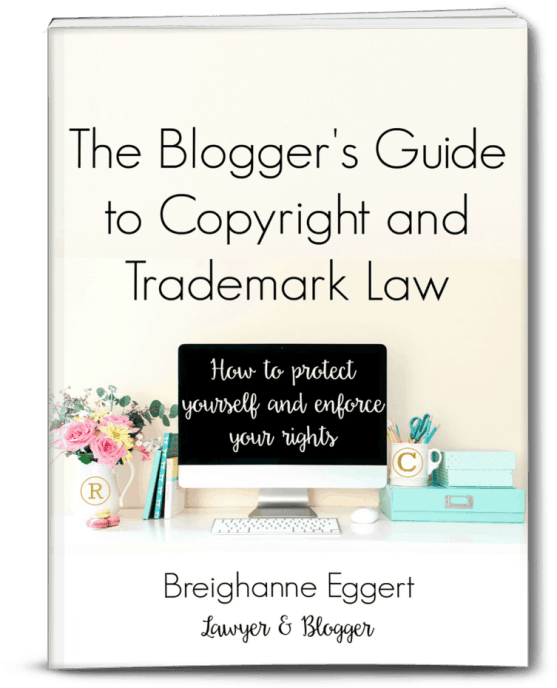 This ebook is a must read for any blogger! Written by a copyright attorney turned blogger, this book is easy to understand and incredibly helpful! https://canarystreetcrafts.com/