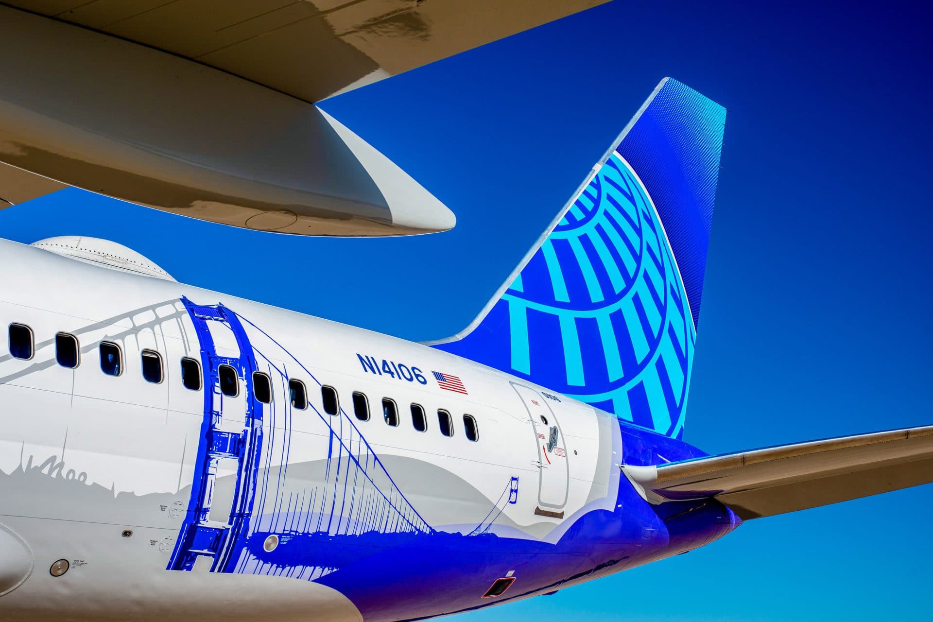 United Airlines Her Art Here Boeing 757 jet. (Source: United)