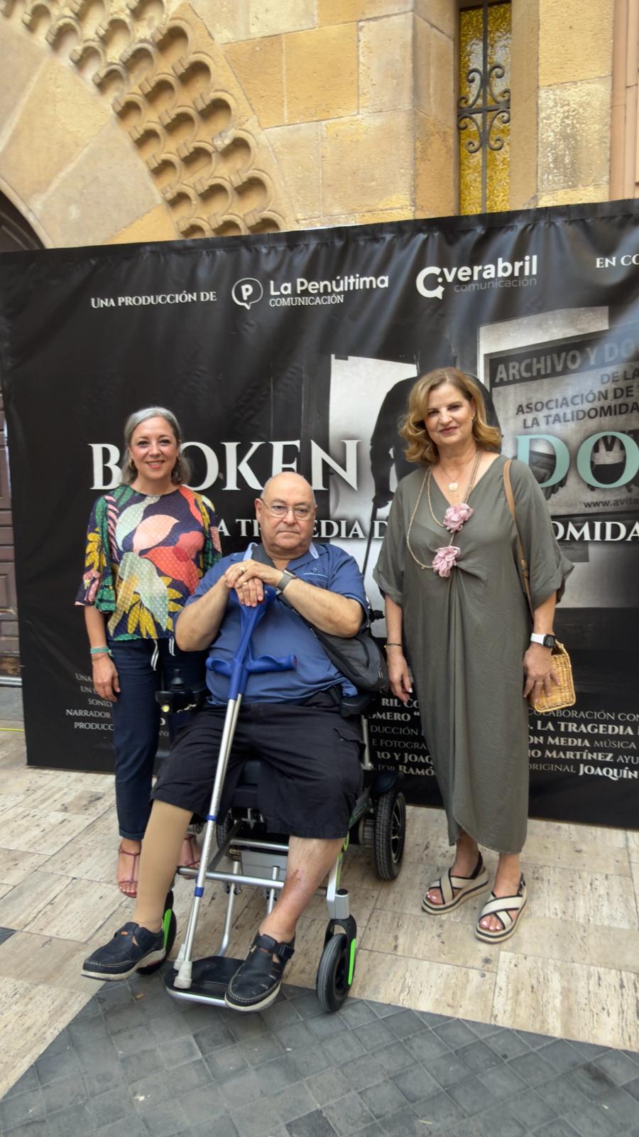 Éxito de la proyección del documental Broken Dolls (Muñecas rotas) en la Filmoteca Regional de Murcia TALIDOMIDA GRUNENTHAL