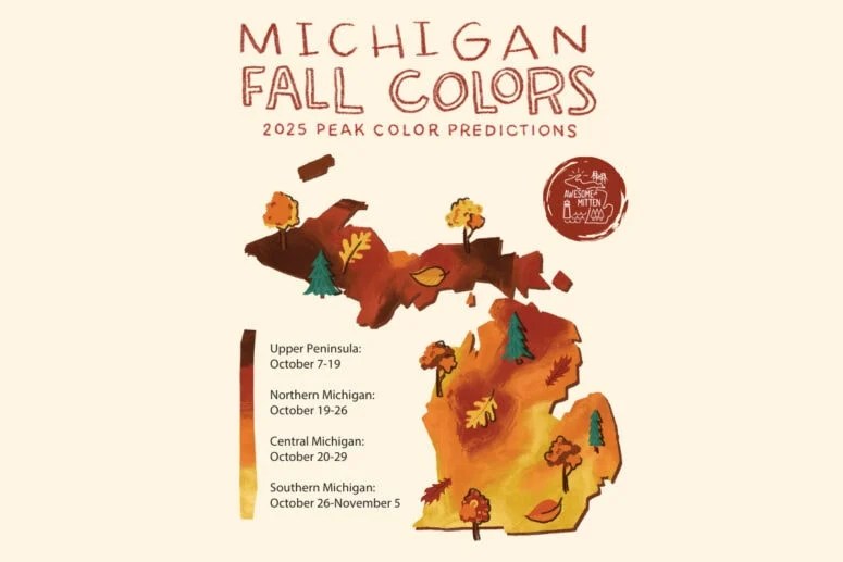 Color Change In Upper Michigan Fall Color Map 775x517 
