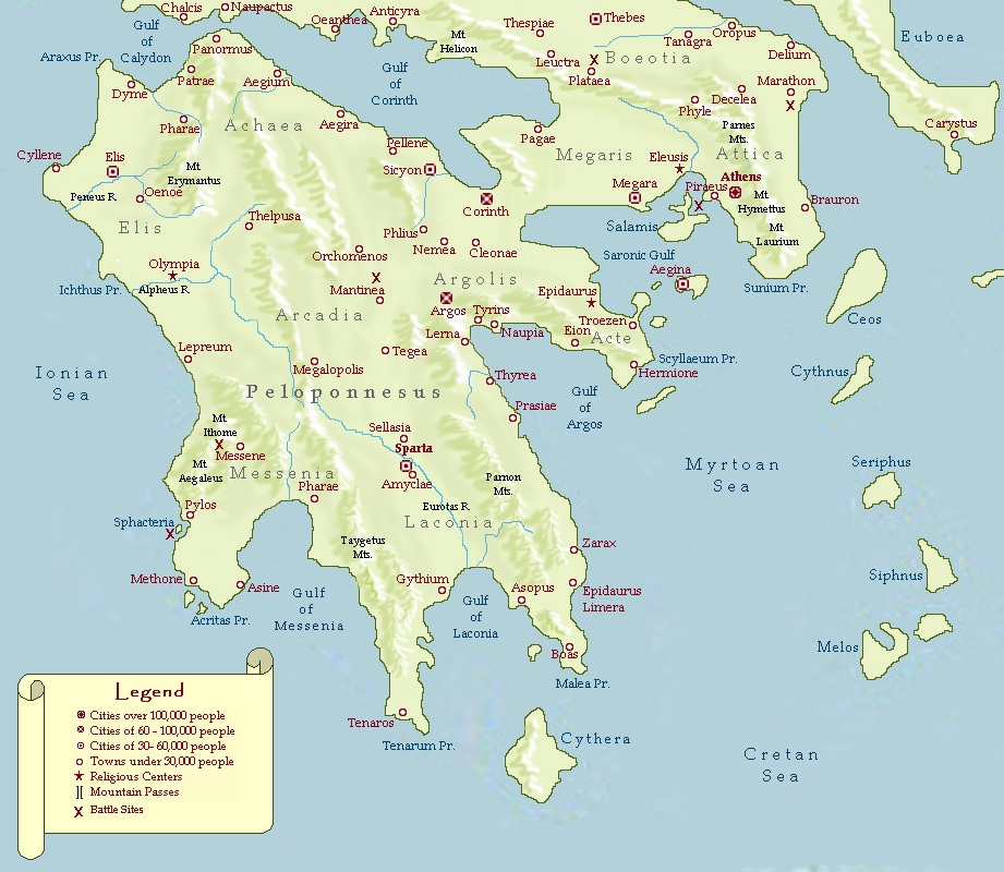 Albums 92 Pictures Where Is On A Map Of Ancient Greece