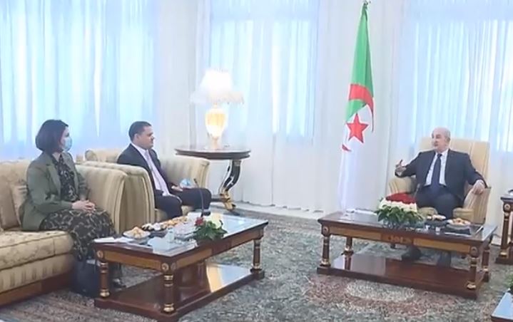 الرئيس تبون يستقبل رئيس الحكومة الليبية