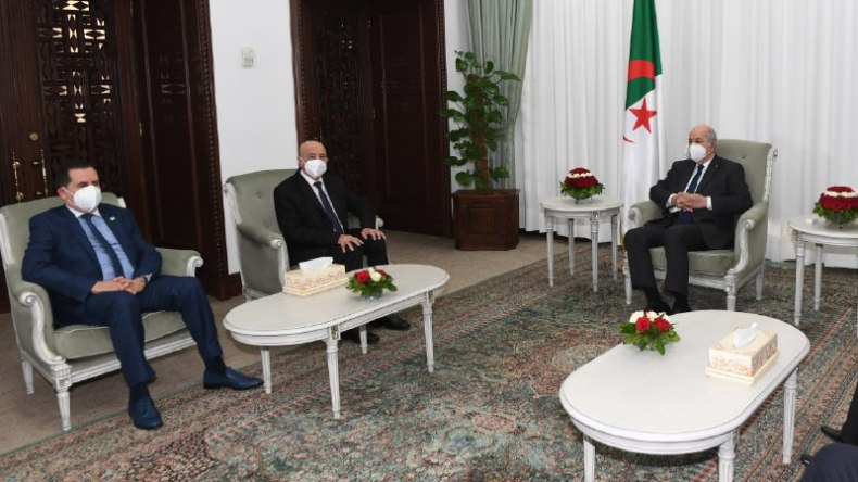 فيديو.. تبون يستقبل رئيس مجلس النواب الليبي