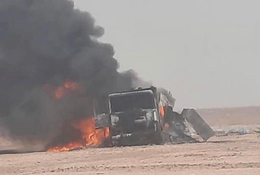 مصادر استخباراتية إسبانية تتحدث عن قصف شاحنتين جزائريتين بطائرات مسيّرة