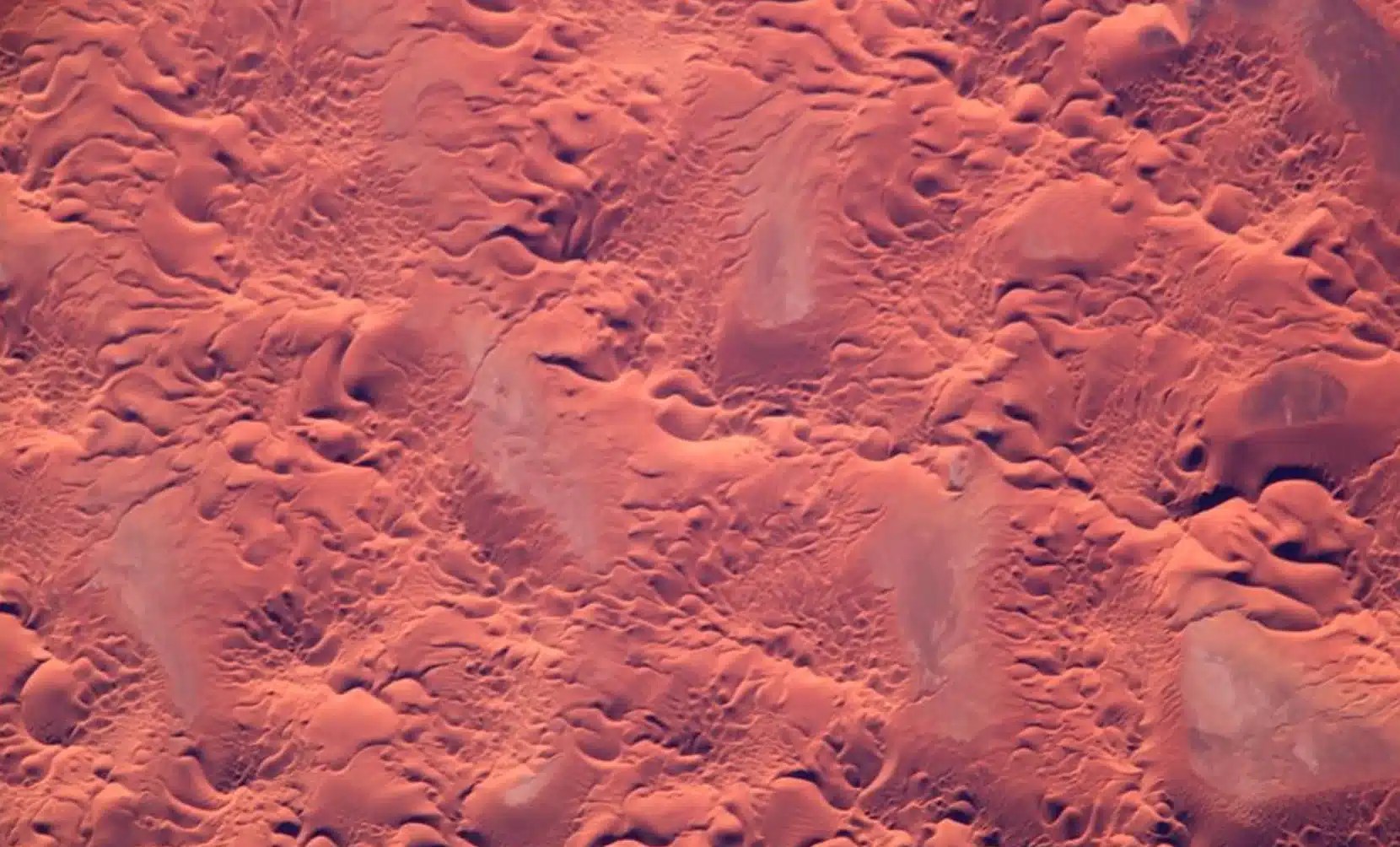 صورة الصحراء الجزائرية من محطة الفضاء الدولية