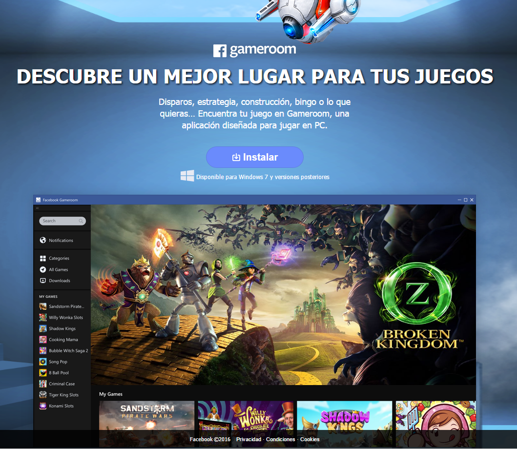 517 likes · 38 talking about this. Como Descargar Gameroom La Nueva Plataforma De Videojuegos De Facebook