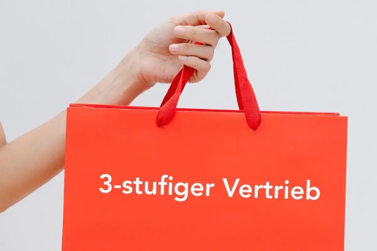 Dreistufiger Vertrieb