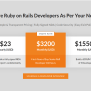 Know The Cost To Build Web Application In Ruby On Rails