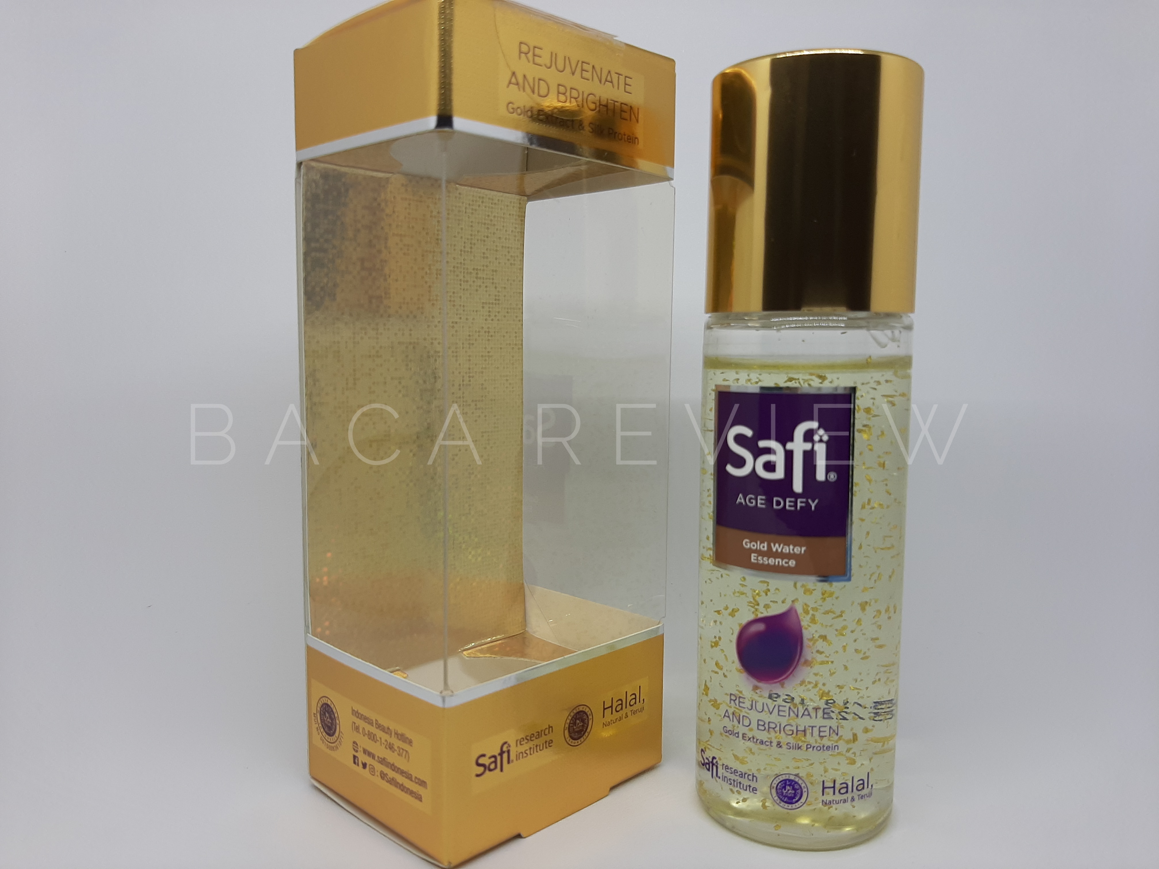 Review Safi Age Defy Gold Water Essence Sebelum Usia 30 Tahun • B A C A R E  V I E W
