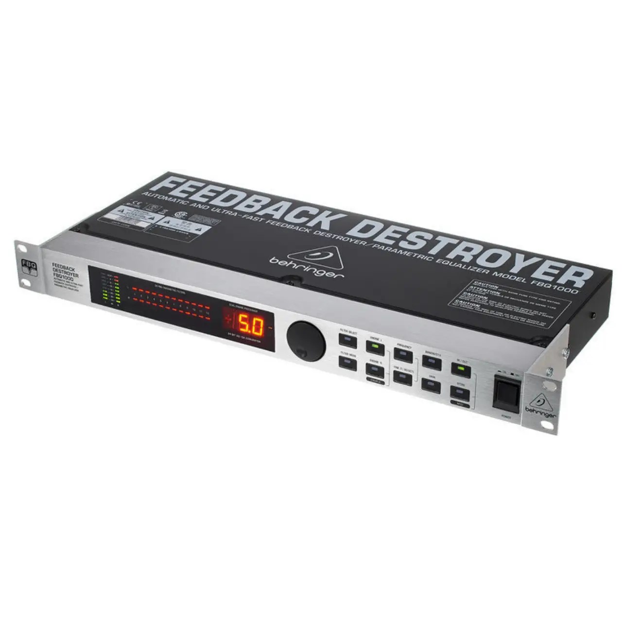 配信機器・PA機器・レコーディング機器 behringer FEEDBACK DESTROYER FBQ1000 Behringer FBQ1000 Feedback Destroyer 迴授抑制器| 反拍樂器