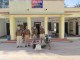 भवानीमंडी पुलिस द्वारा गांजा तस्करी मामले में जब्त किया गया गांजा और बाइक