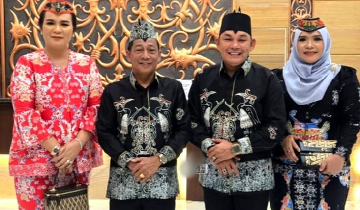 Bupati Murung Raya Beserta Istri Dan Wabup Murung Raya Beserta Istri  Hadiri Sertijab dan Ramah Tamah Gubernur Kalteng