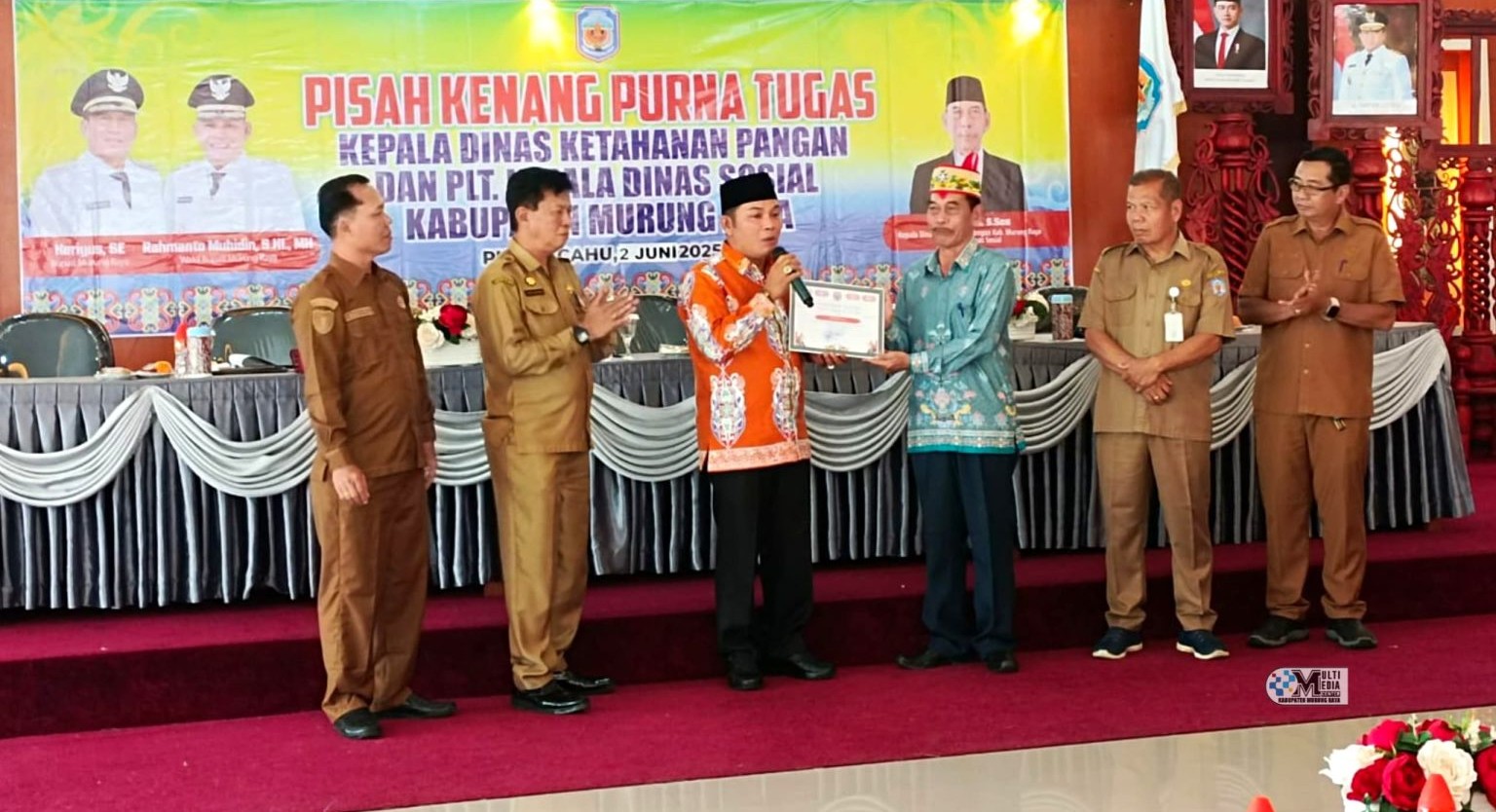 Wabup Mura Apresiasi Pengabdian Kadis Ketahanan Pangan yang Purna Tugas