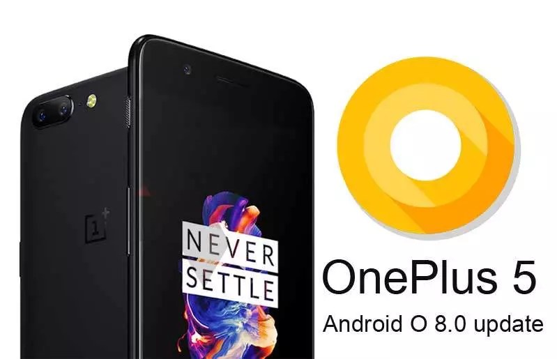 OnePlus 5 Android Oreo