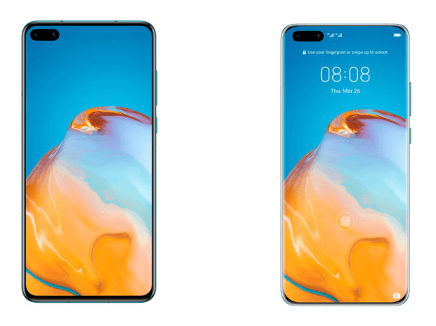 Novi renderi prikazuju prednju stranu navodno Huawei P40 i P40 Pro telefona