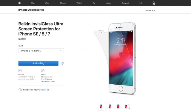 iPhone SE 2020 zaštitno staklo