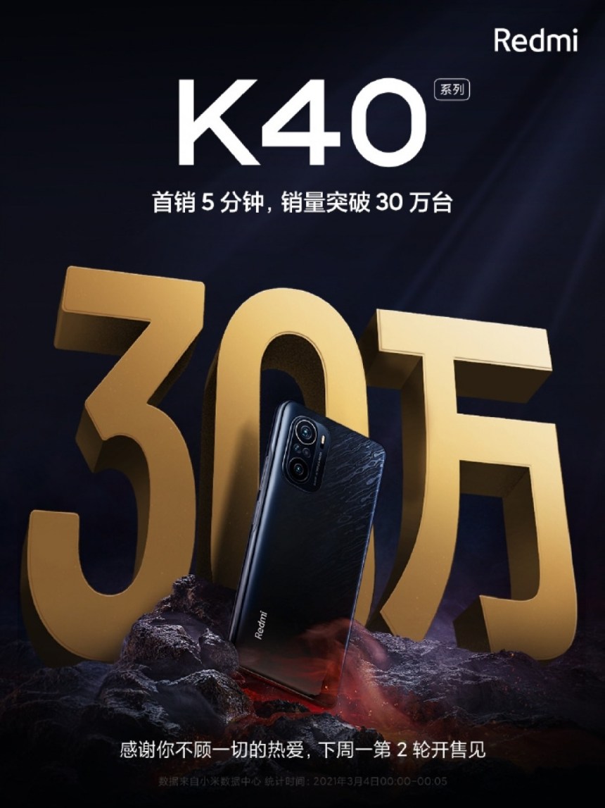 Redmi K40 prodaja