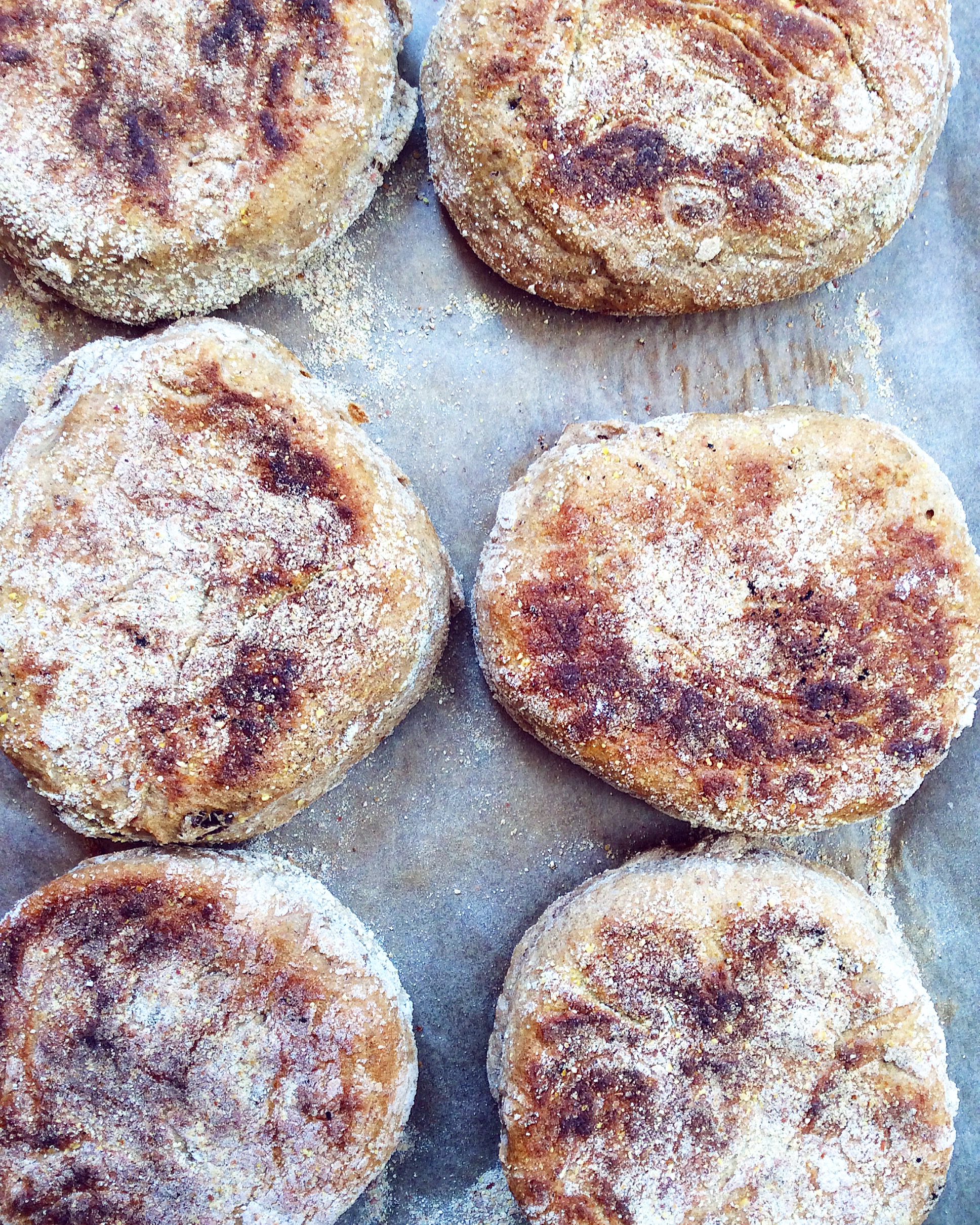 Cinnamon Raisin English Muffins Baked Greens