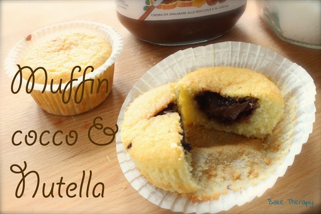 Muffin cocco e nutella