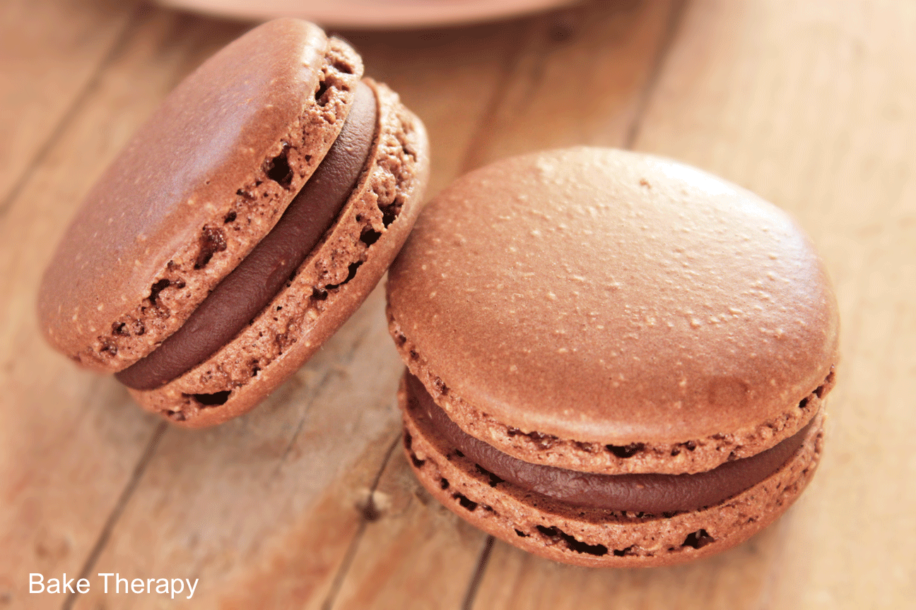 macarons al cioccolato