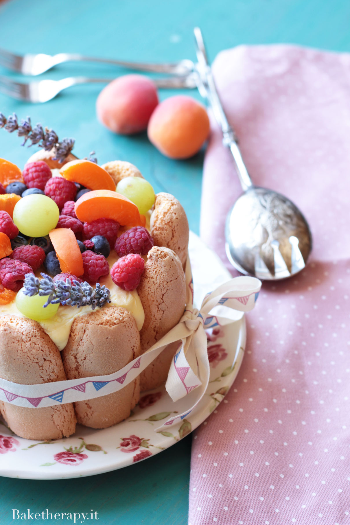 Charlotte alla frutta senza lattosio