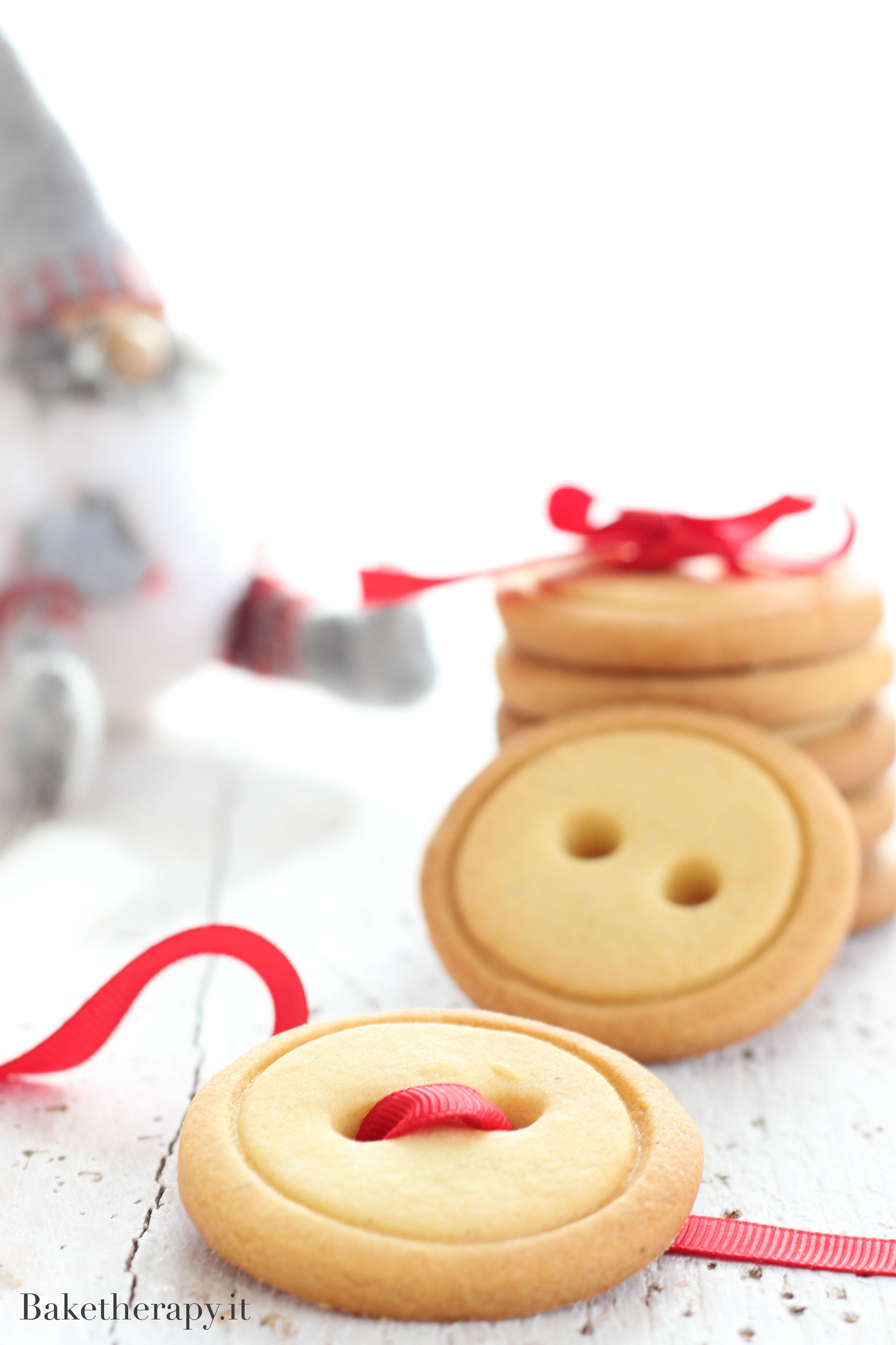 Biscotti bottone senza burro