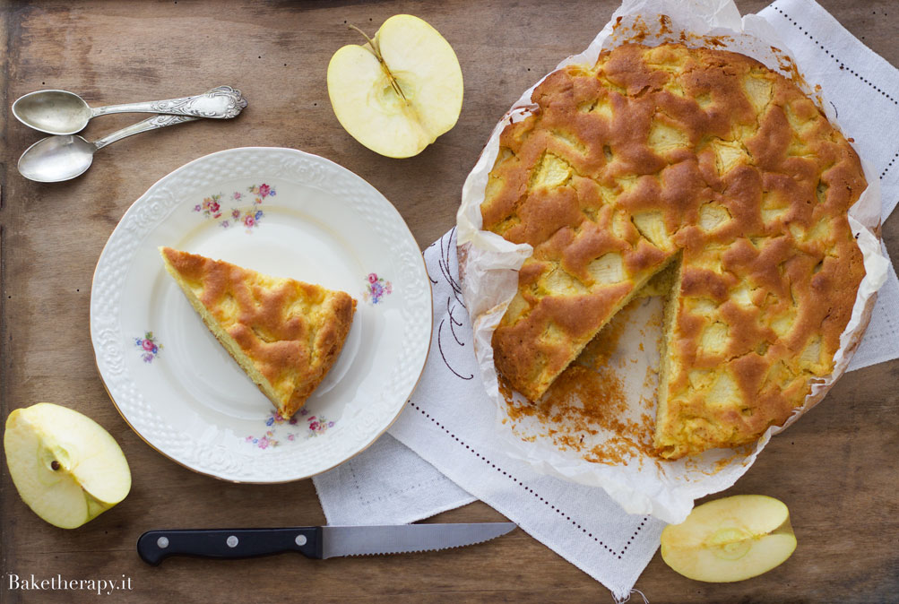 Torta alle mele senza burro