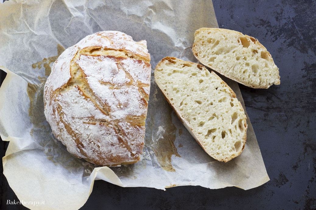 No knead bread o pane senza impasto