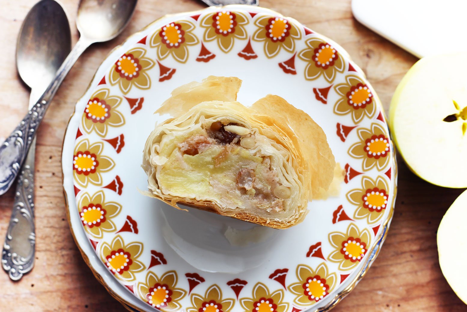 Strudel di mele con pasta fillo