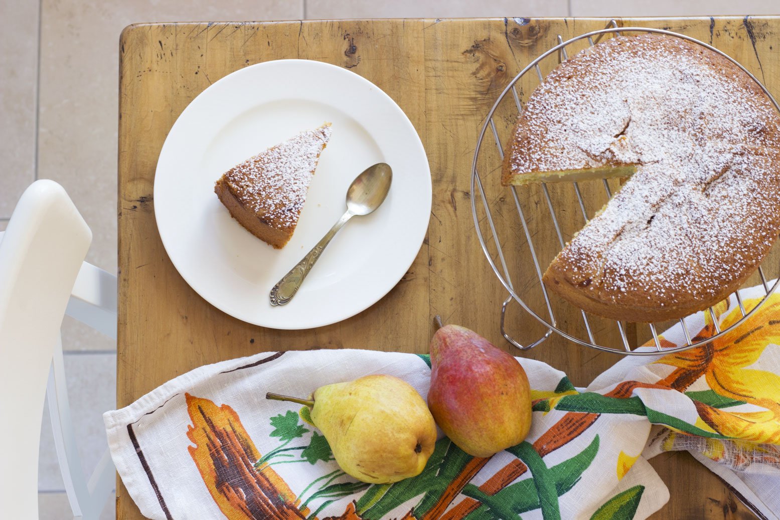 Torta soffice alle pere Baketherapy.it