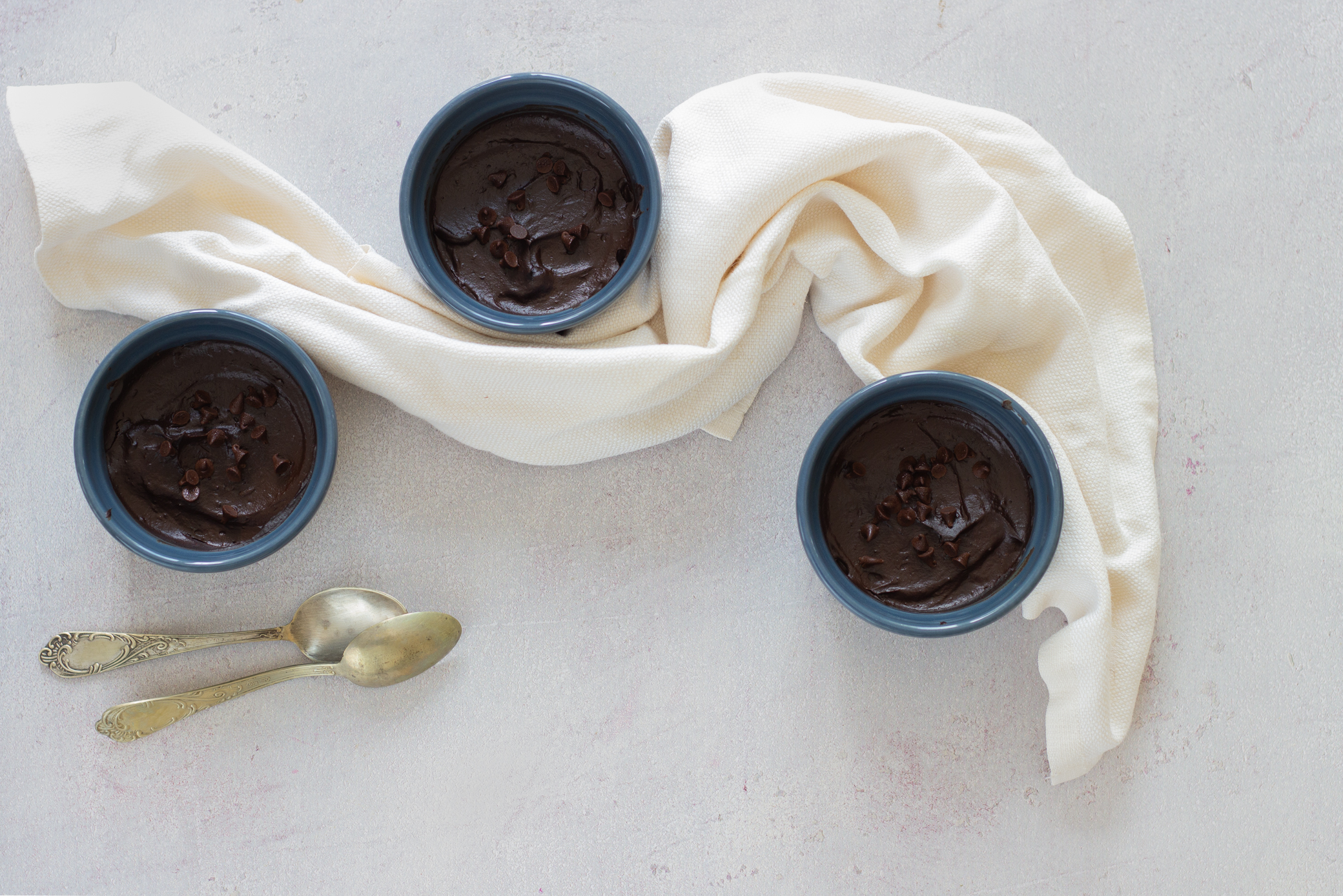 Mousse avocado e cacao