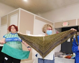 Test Shawl designed by Shaina Bilow